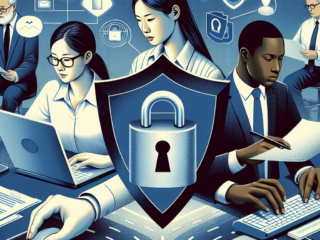 "Illustration depicting various social engineering tactics, highlighting the significance of awareness in safeguarding against cyber threats. The image showcases phishing emails, deceptive messages, and identity theft scenarios to emphasize the importance of vigilance in digital security."